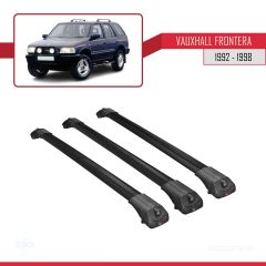 Vauxhall Frontera 1992-1998 Arası ile uyumlu ACE-1 Ara Atkı Tavan Barı SİYAH 3 ADET BAR