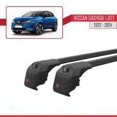 Nissan Qashqai 2022 ve Sonrası ile uyumlu ACE-2 Ara Atkı Tavan Barı SİYAH