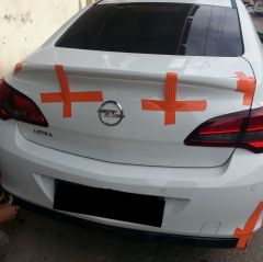 Opel Astra Uyumlu J Sedan Anatomik Spoiler 2010-2016 Boyalı Parça