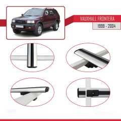 Vauxhall Frontera 1999-2004 Arası ile uyumlu Basic Model Ara Atkı Tavan Barı GRİ 3 ADET