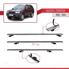 Vauxhall Frontera 1999-2004 Arası ile uyumlu Basic Model Ara Atkı Tavan Barı GRİ 3 ADET