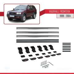 Vauxhall Frontera 1999-2004 Arası ile uyumlu Basic Model Ara Atkı Tavan Barı GRİ 3 ADET