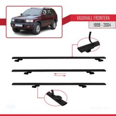 Vauxhall Frontera 1999-2004 Arası ile uyumlu Basic Model Ara Atkı Tavan Barı SİYAH 3 ADET