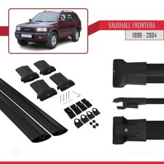 Vauxhall Frontera 1999-2004 Arası ile Uyumlu FLY Model Ara Atkı Tavan Barı SİYAH