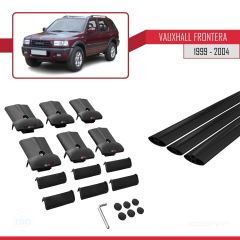 Vauxhall Frontera 1999-2004 Arası ile Uyumlu FLY Model Ara Atkı Tavan Barı SİYAH 3 ADET BAR