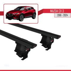 Mazda Cx-3 2016 ve Sonrası ile uyumlu ACE-4 Ara Atkı Tavan Barı SİYAH