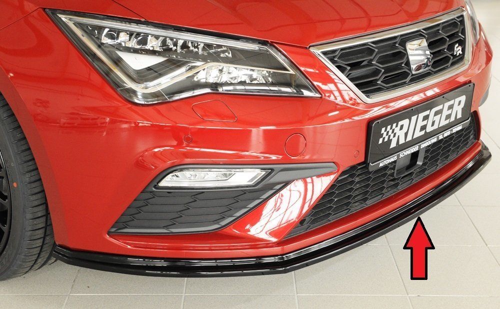 Seat Leon Uyumlu Mk3 Rieger Ön Lip 17-18