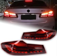 Bmw G30 Uyumlu Dragon LED Stop - Kırmızı