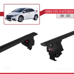 Honda Civic IX Hatchback 2011-2015 Arası ile uyumlu ACE-4 Ara Atkı Tavan Barı SİYAH