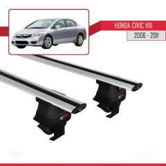 Honda Civic VIII Sedan 2006-2011 Arası ile uyumlu ACE-4 Ara Atkı Tavan Barı GRİ