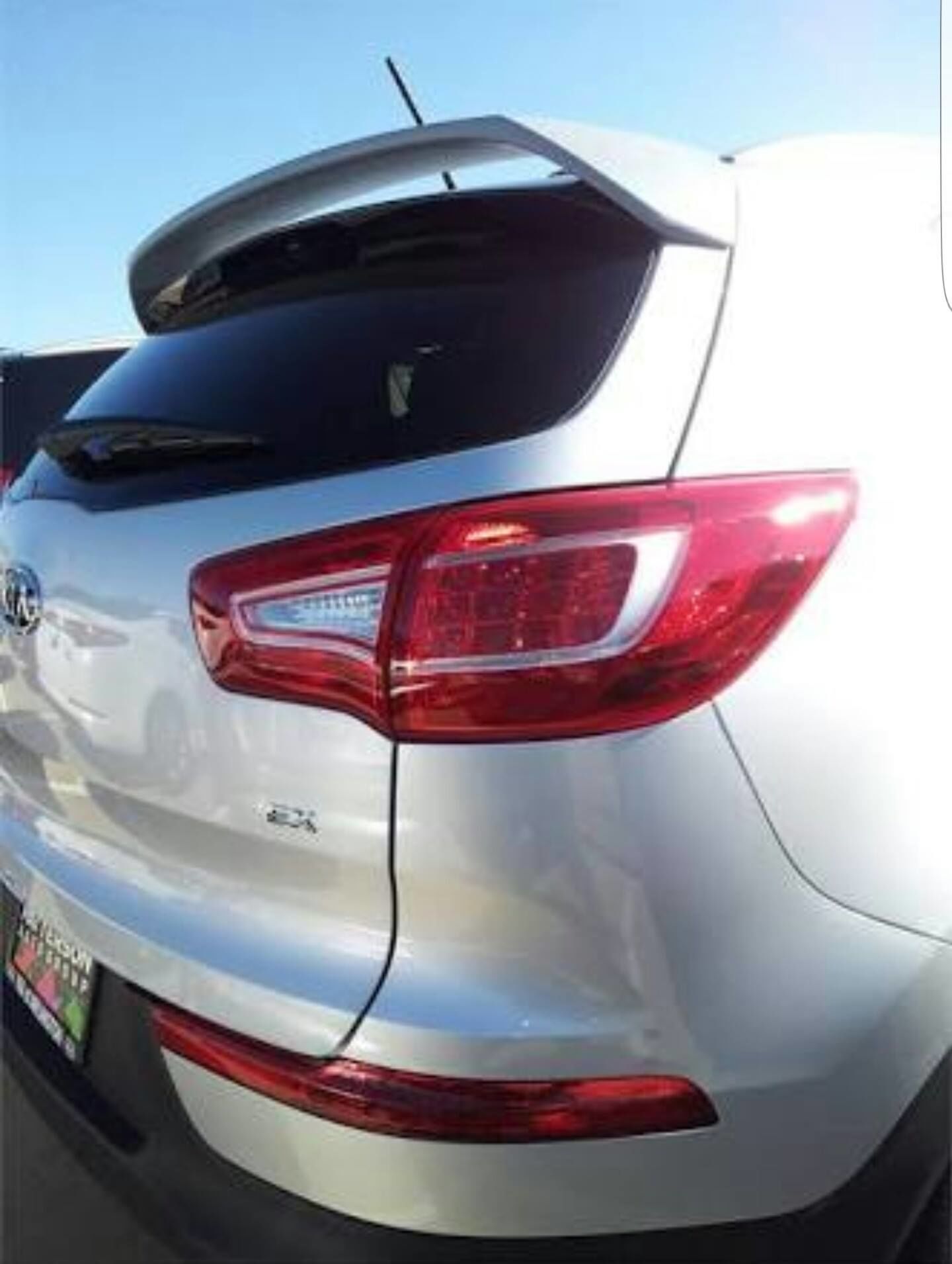 Kia Sportage Uyumlu -2013 Spoiler Boyalı