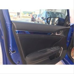 Honda Civic Uyumlu Fc5 2016-2020 İç Kaplama Set Mavi 7 Parça