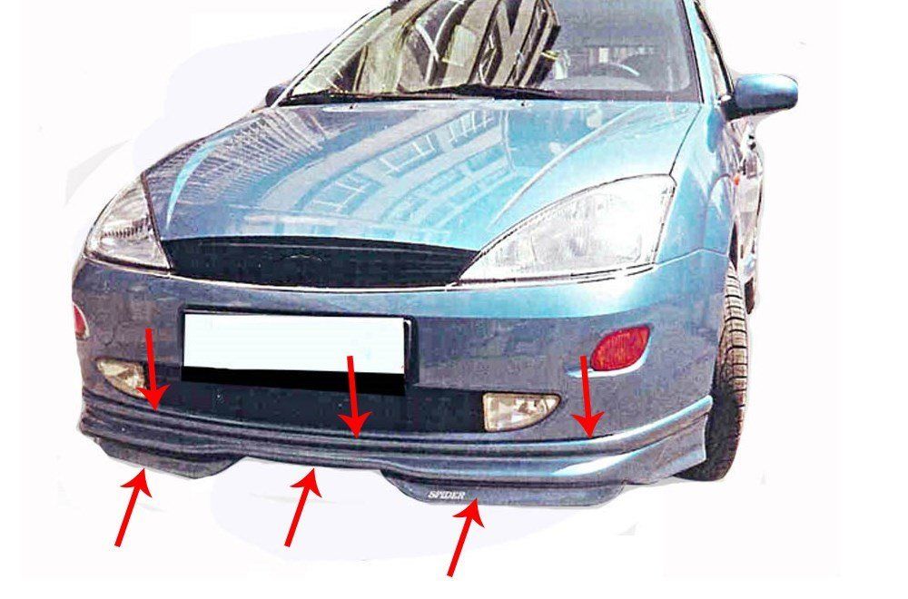 Ford Focus Uyumlu 1 Ön Tampon Altı Fiber 1998-2002