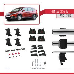 Honda CR-V IV 2012-2016 Arası ile uyumlu ACE-4 Ara Atkı Tavan Barı GRİ