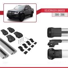 Volkswagen Amarok 2010-2016 Arası ile uyumlu ACE-1 Ara Atkı Tavan Barı GRİ