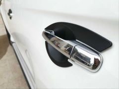 Mitsubishi L200 Uyumlu 2019+ İç Kapı Kolu Kaplama - Siyah