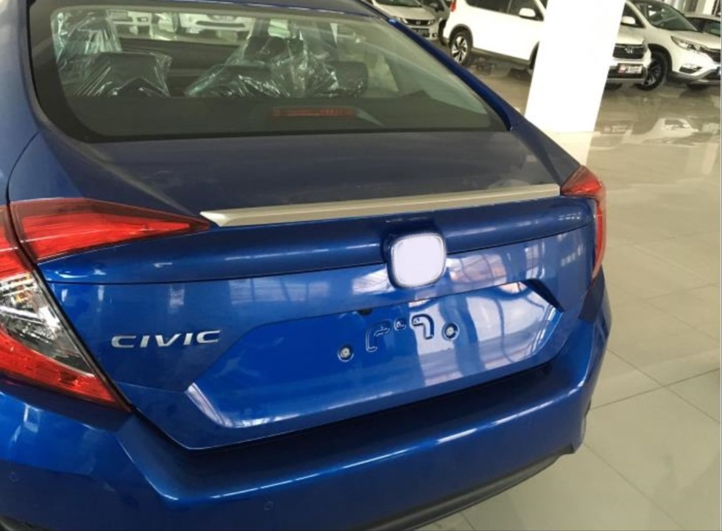 Honda Civic Uyumlu Fc5 2016-2021 Rs Bagaj Üstü Lıp Spoiler