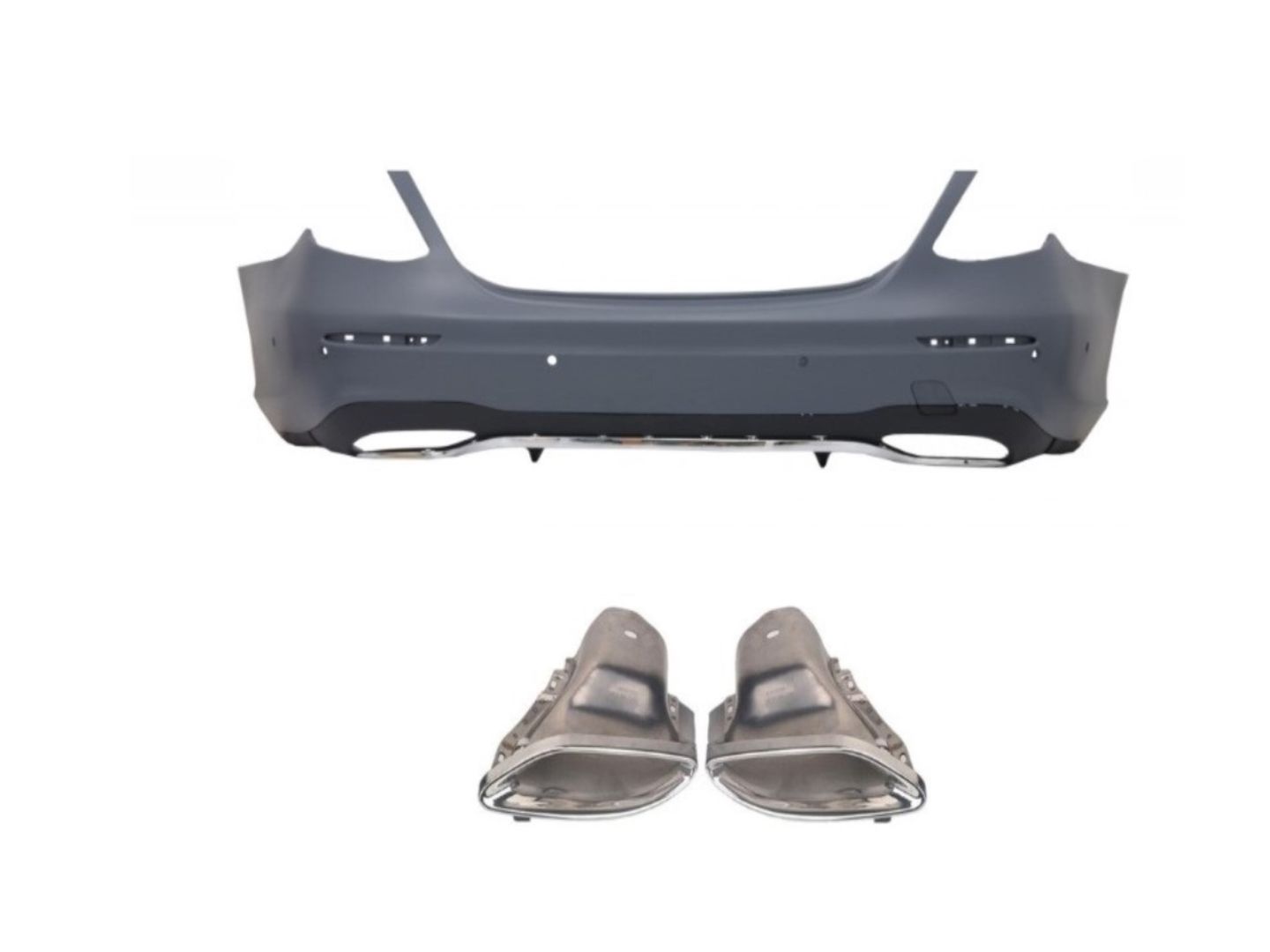 Mercedes W213 Uyumlu E Serisi Oem Amg Arka Tampon Egzoz