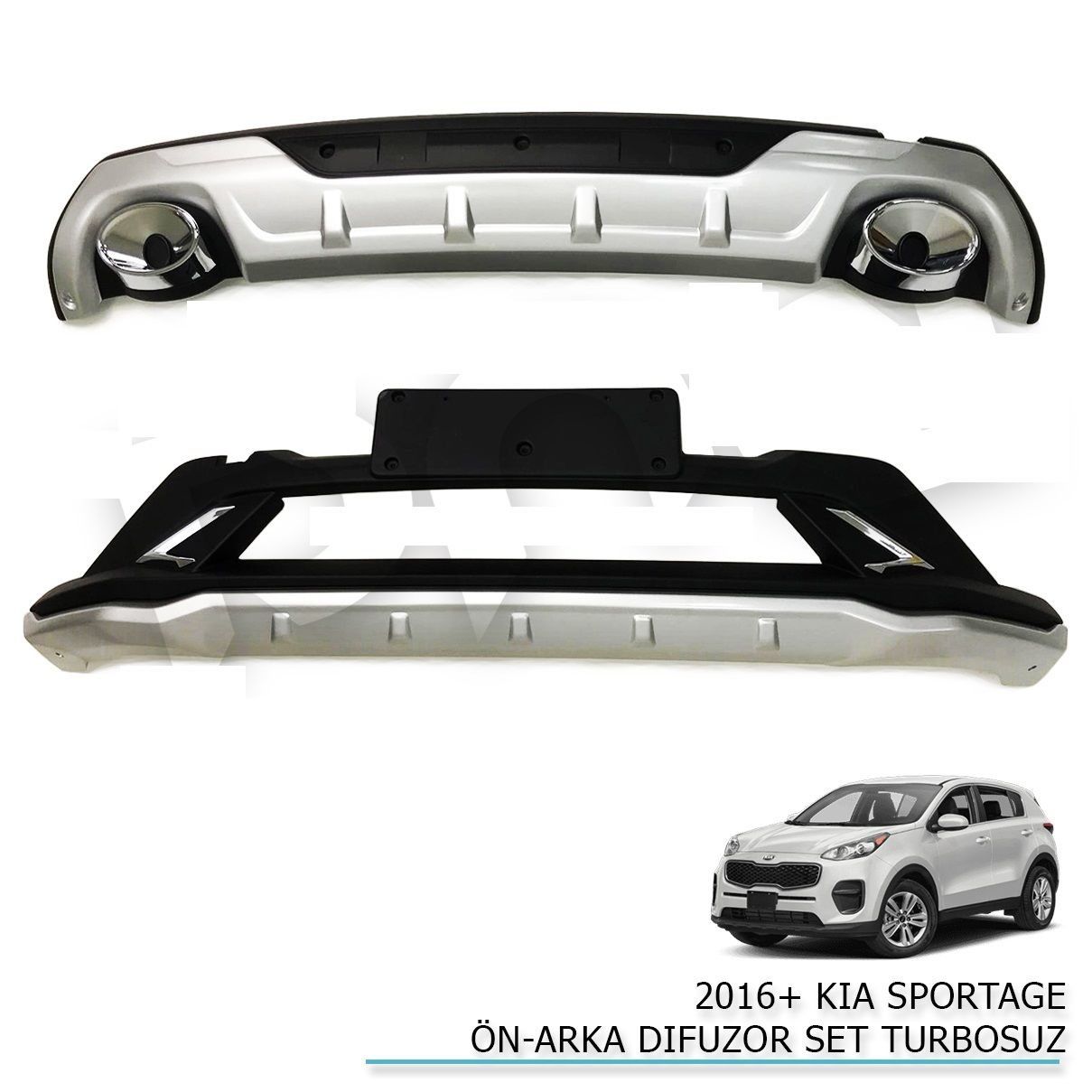 Kia Sportage Uyumlu Ön Arka Difüzör 2016 2018