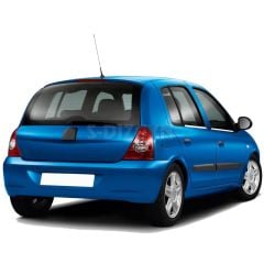 Renault Clio Uyumlu 2 Hatchback Krom Cam Çıtası 4 Parça 1999-2006