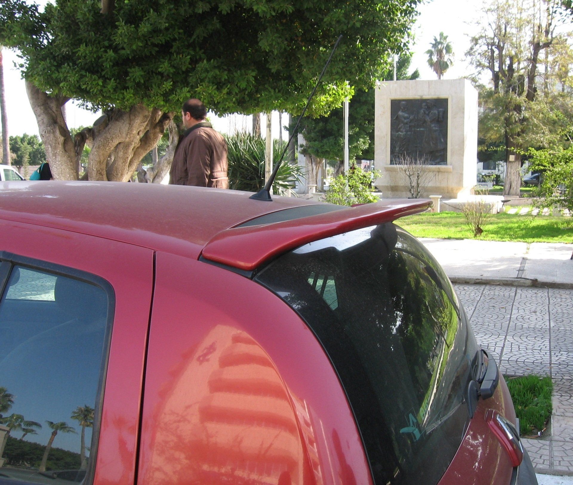 Renault Clio Uyumlu 2 Hatchback Spoiler Boyalı