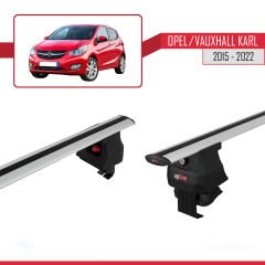 Opel / Vauxhall Karl 2015-2022 Arası ile uyumlu ACE-4 Ara Atkı Tavan Barı GRİ