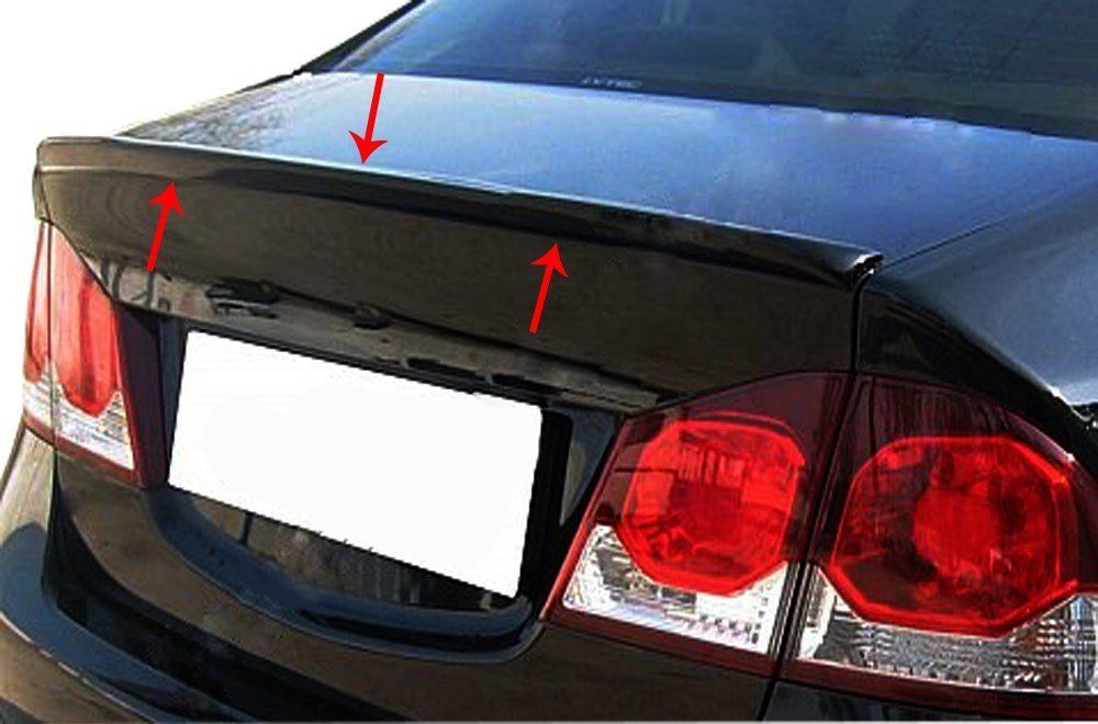 Honda Civic Uyumlu 8 Spoiler Bagaj Gt Fiber 2006-2011