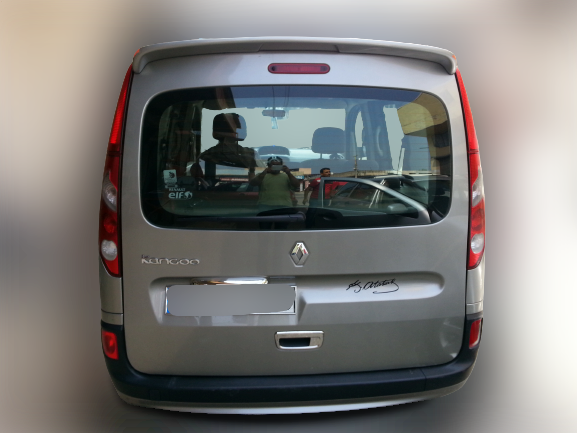 Renault Kangoo Uyumlu 2 Anatomik Spoiler Boyalı