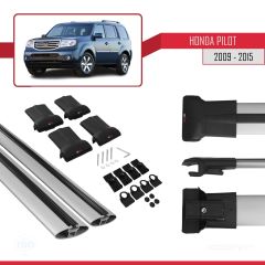 Honda Pilot 2009-2015 Arası ile uyumlu FLY Model Ara Atkı Tavan Barı GRİ