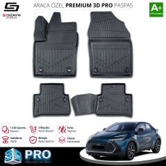 S-Dizayn Toyota C-HR 3D Pro Havuzlu Paspas 2023 Üzeri A+ Kalite