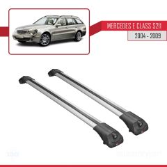 Mercedes E Class S211 2004-2009 Arası ile uyumlu ACE-1 Ara Atkı Tavan Barı GRİ