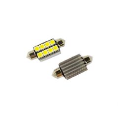 Ledli Dekoratif Sofit Ampul 2X8 Smd Canbus Beyaz 12V/Laam163