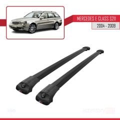 Mercedes E Class S211 2004-2009 Arası ile uyumlu ACE-1 Ara Atkı Tavan Barı SİYAH