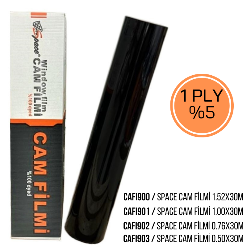 Cam filmi 1.52x30m %5 1PLY / CAFI900