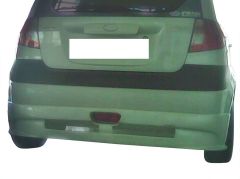 Hyundai Getz Uyumlu Arka Tampon Altı Telli (Facelift) Fiber 2002-2011