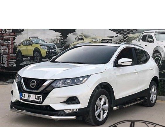 Nissan Qashqai Uyumlu J12 -2017 Ön Tampon Altı Koruma Demiri [Bıyık]