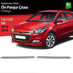 Hyundai İ20 Uyumlu Krom Ön Panjur 2 Parça 2014-2018