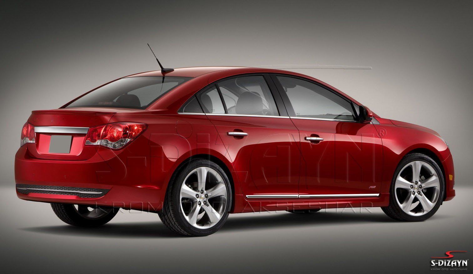 Chevrolet Cruze Uyumlu Sedan Kapı Koruma Çıtası Krom 2011 Üzeri