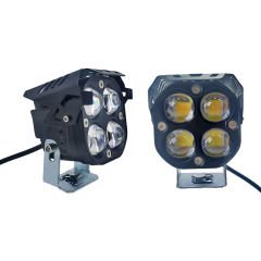 Offroad sis lambası mavi gündüz ledli çakarsız 7.8 x 7.8 x 7.1 cm set 12-60v /  LASS366