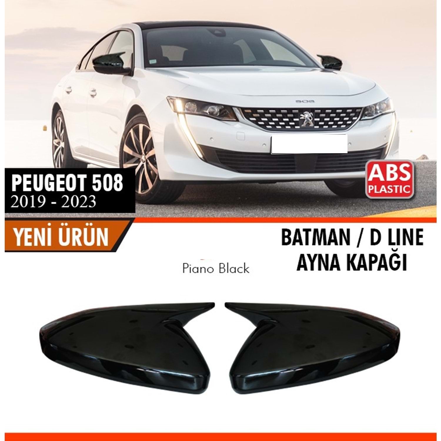 Peugeot 508 Batman Ayna Kapağı 2019-2023