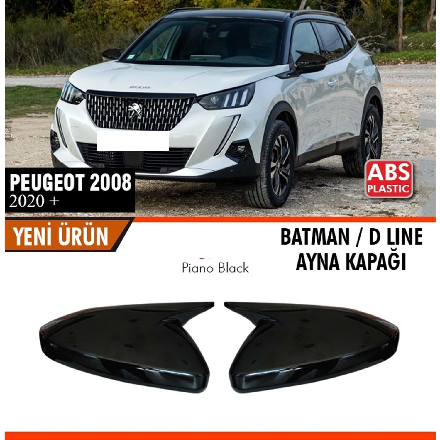 Peugeot 2008 Batman Ayna Kapağı 2019 Sonrası