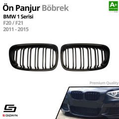 S-Dizayn Bmw 1 Serisi F20/F21 Ön Panjur Böbrek Parlak Siyah Piano Black M1 Model 2011-2015