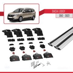 Dacia Lodgy 2012-2022 Arası ile uyumlu ACE-2 Ara Atkı Tavan Barı GRİ