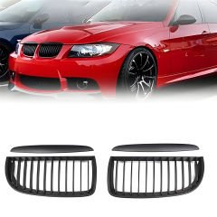 S-Dizayn Bmw 3 Serisi E90/E91 Ön Panjur Böbrek Parlak Siyah Piano Black Düz Model 2005-2008