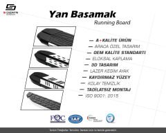 S-Dizayn Peugeot Rifter Evo Aluminyum Yan Basamak 203 Cm 2019 Üzeri