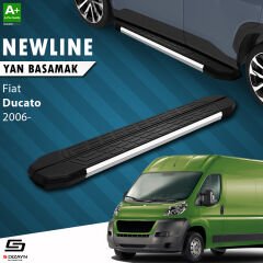 S-Dizayn Fiat Ducato 3 Kısa Şase NewLine Krom Yan Basamak 203 Cm 2006-2014 A+ Kalite