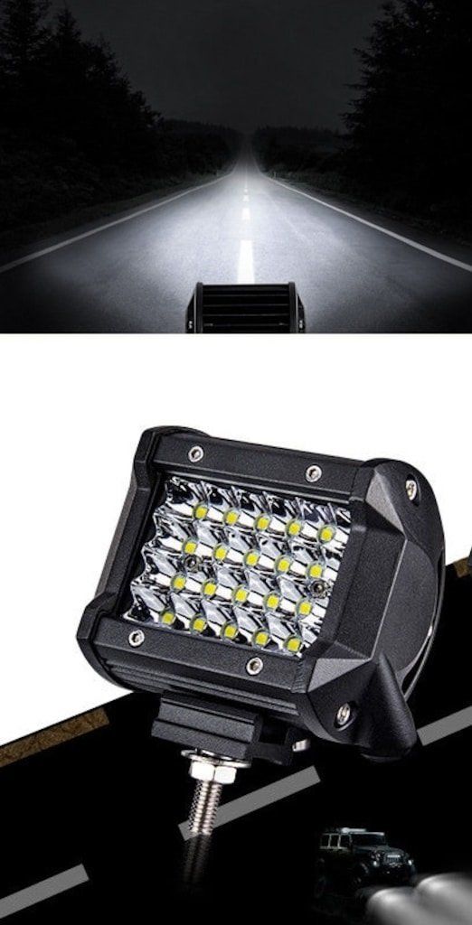 Off Road Uyumlu 72W 24 LED (Adet Fiyatıdır)