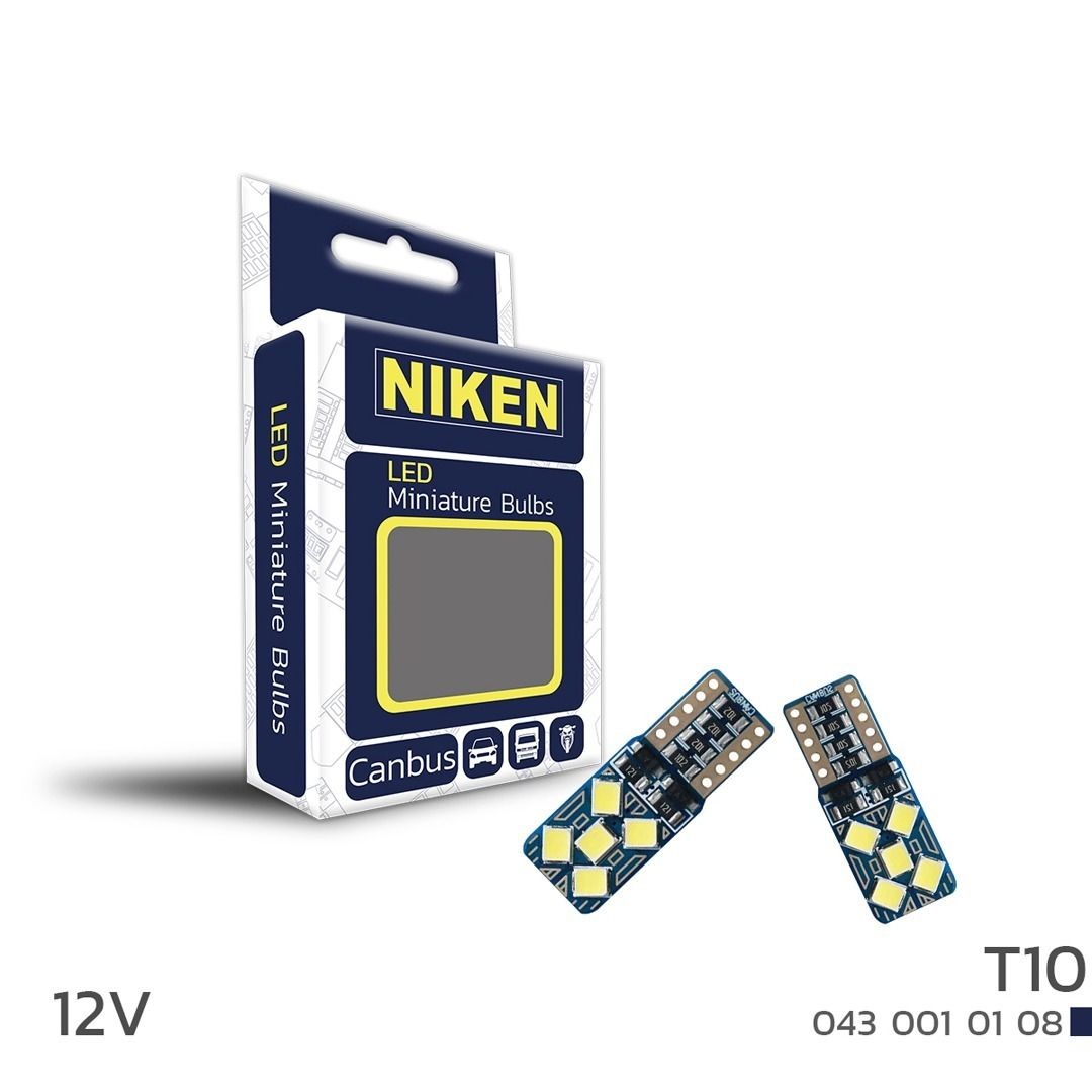 Niken Led Ampul T10 Canbus Park Ledi 10 Ledli 12V