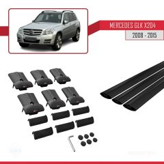 Mercedes GLK Class (X204) 2008-2015 Arası ile Uyumlu FLY Model Ara Atkı Tavan Barı SİYAH 3 ADET BAR