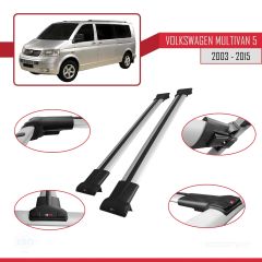 Volkswagen Multivan (T5) 2003-2015 Arası ile uyumlu FLY Model Ara Atkı Tavan Barı GRİ